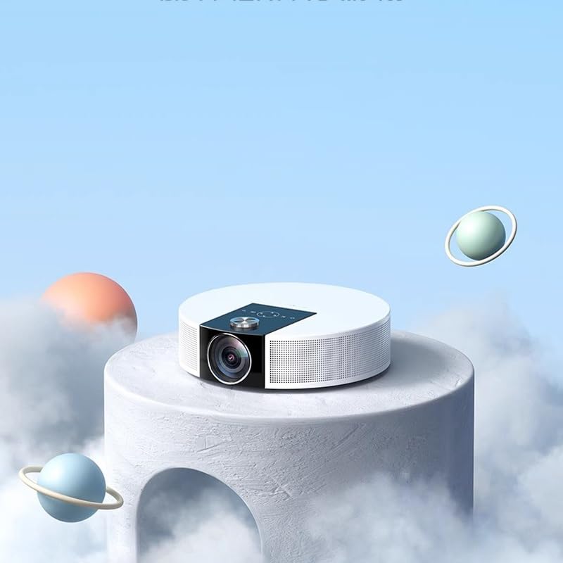QUYNAGER Mini Smart Home Theater Projector for Bedroom, Outdoor & Mobile Screen - HD Portable Projector for Movies, Gaming & TV (D As Shown) - Perfect for Home Cinema, Camping & Backyard Movie Nights