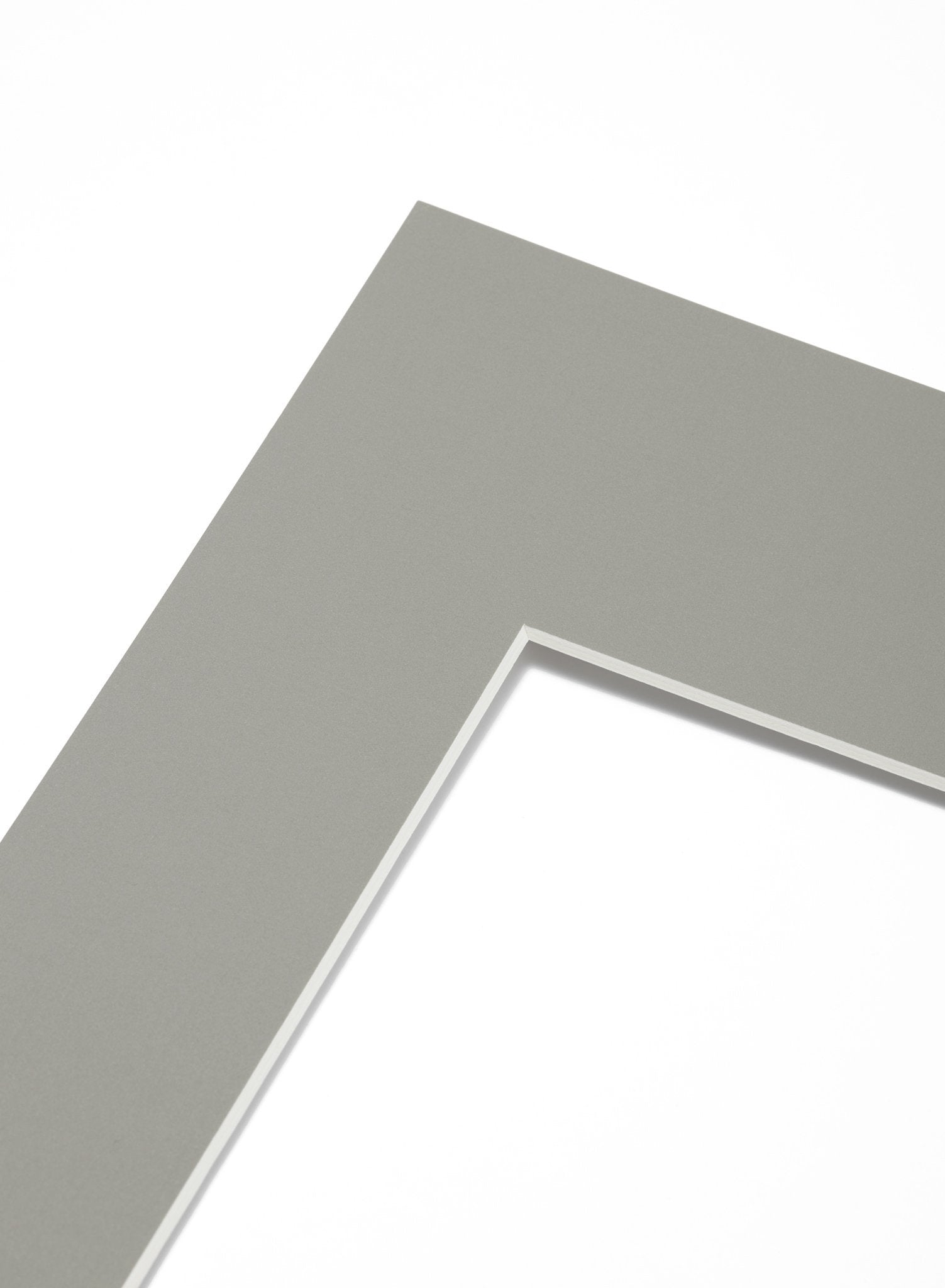 Premium Grey Picture Mat - Acid-Free Archival Quality for Framing Photos & Artwork - Perfect for Home Decor, Gallery Displays & Gift Presentations