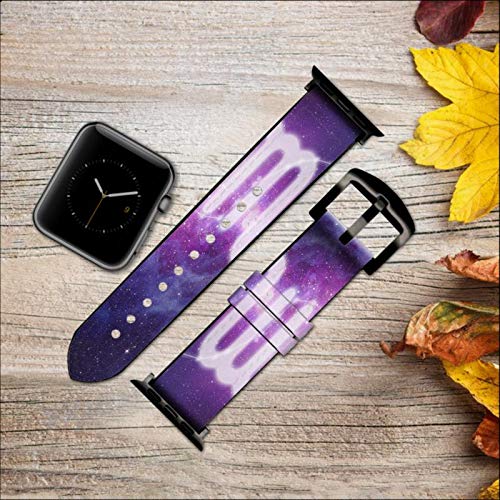 Scorpio Zodiac Leather & Silicone Smart Watch Band for Apple Watch Series 38mm/40mm/41mm - Stylish Replacement Strap for iWatch - Perfect for Daily Wear, Workouts & Fashion Accessories
