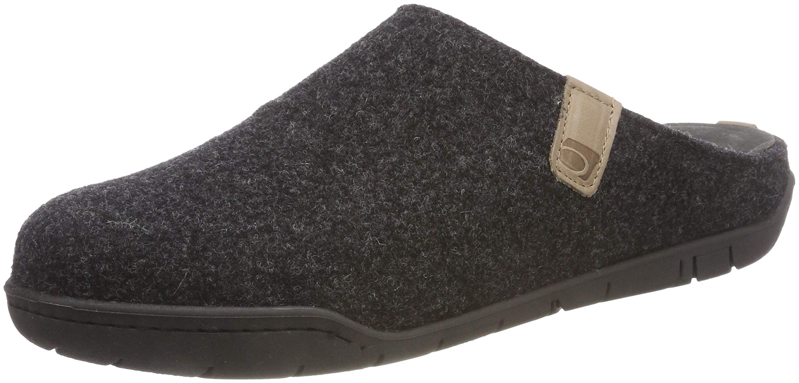 Rohde Mantua Men's Open Back Slippers - Comfortable Gray (Anthrazit 82) House Shoes for Indoor & Outdoor Relaxation