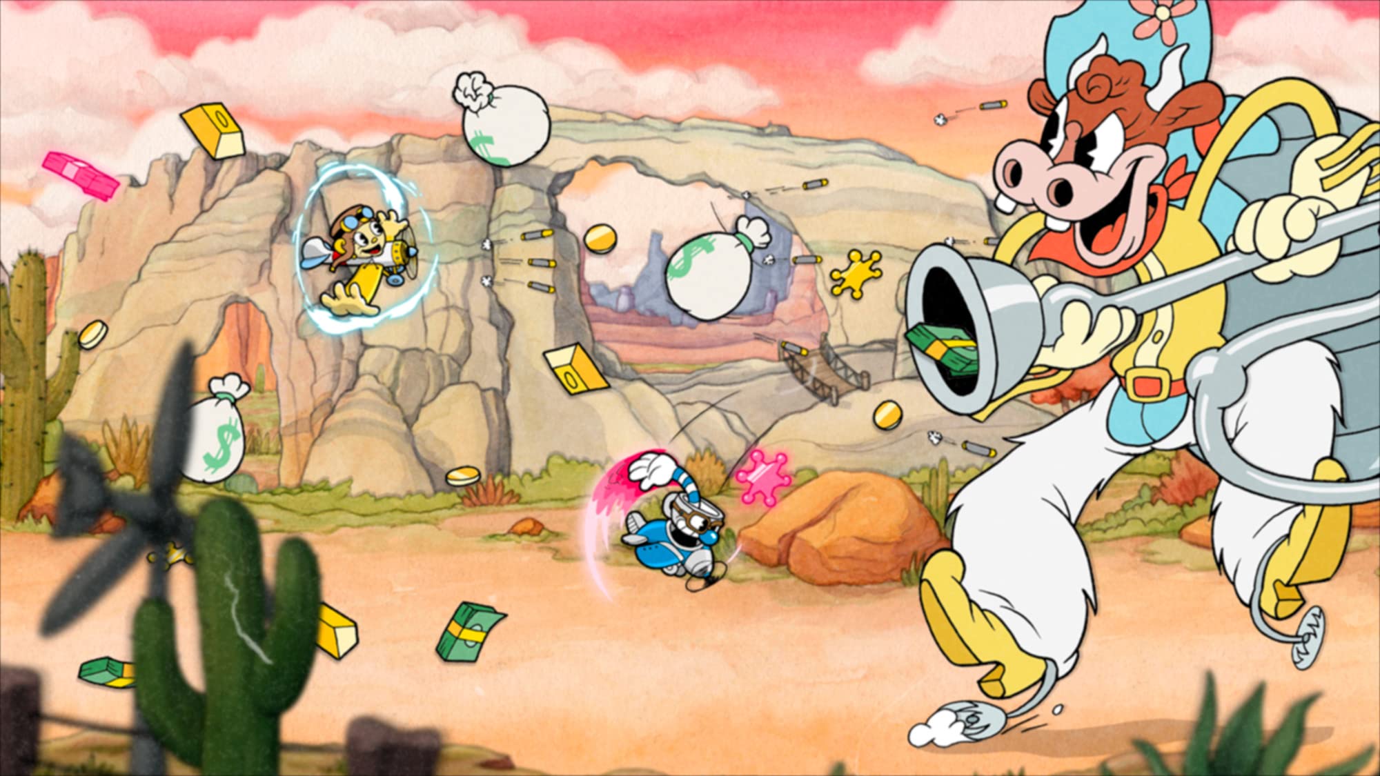 Cuphead Game for PlayStation 4 - Classic Run and Gun Action Adventure Video Game | Perfect for Single Player & Multiplayer Gaming Nights