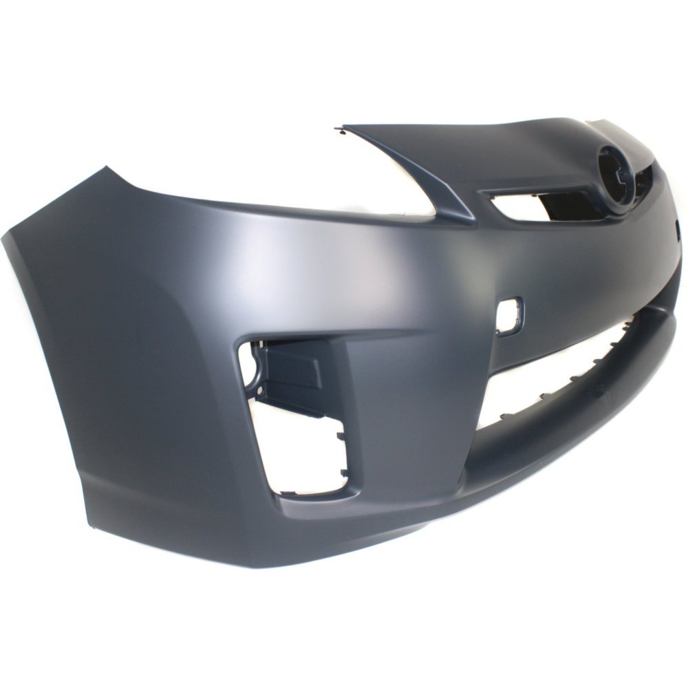 Evan Fischer Front Bumper Cover Compatible with 2010-2011 Toyota Prius | Primed Replacement for Halogen Headlight Models | TO1000359 | Perfect for Accident Repair & Car Restoration Projects