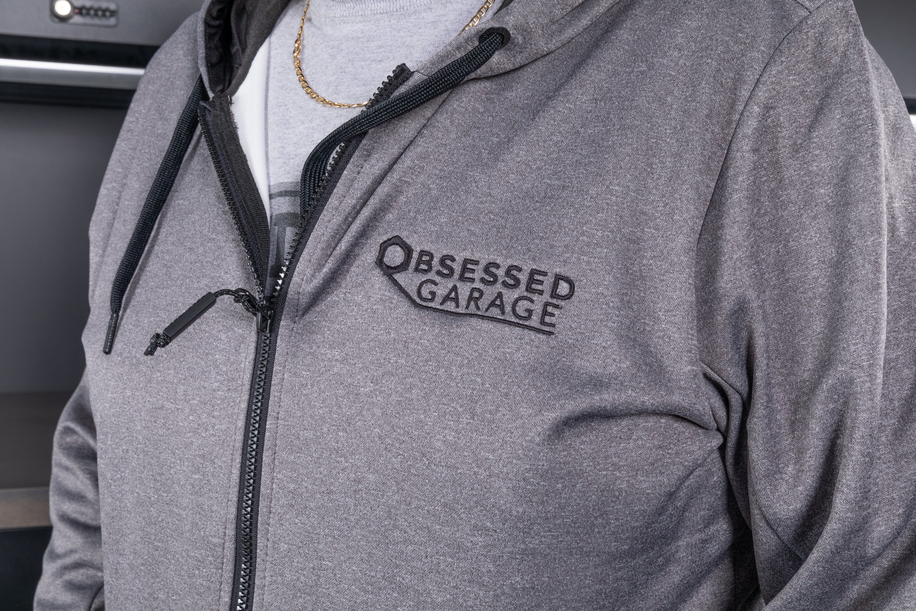 Obsessed Garage Halifax Zip Up Hoodie - Men's Casual Fleece Pullover with Front Pockets | Perfect for Work, Gym & Outdoor Activities