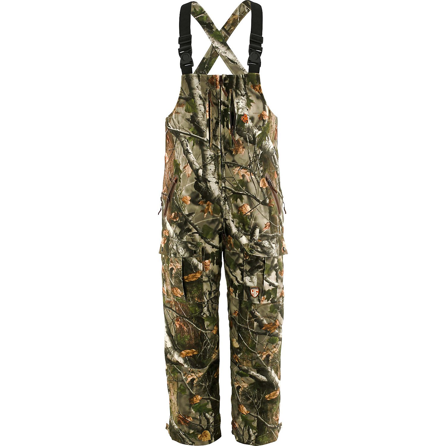 Legendary Whitetails Men's Waterproof Camo Hunting Bib Overalls - Insulated Winter Hunting Pants for Cold Weather, Realtree Camouflage Pattern - Ideal for Deer Hunting, Duck Hunting & Outdoor Adventures
