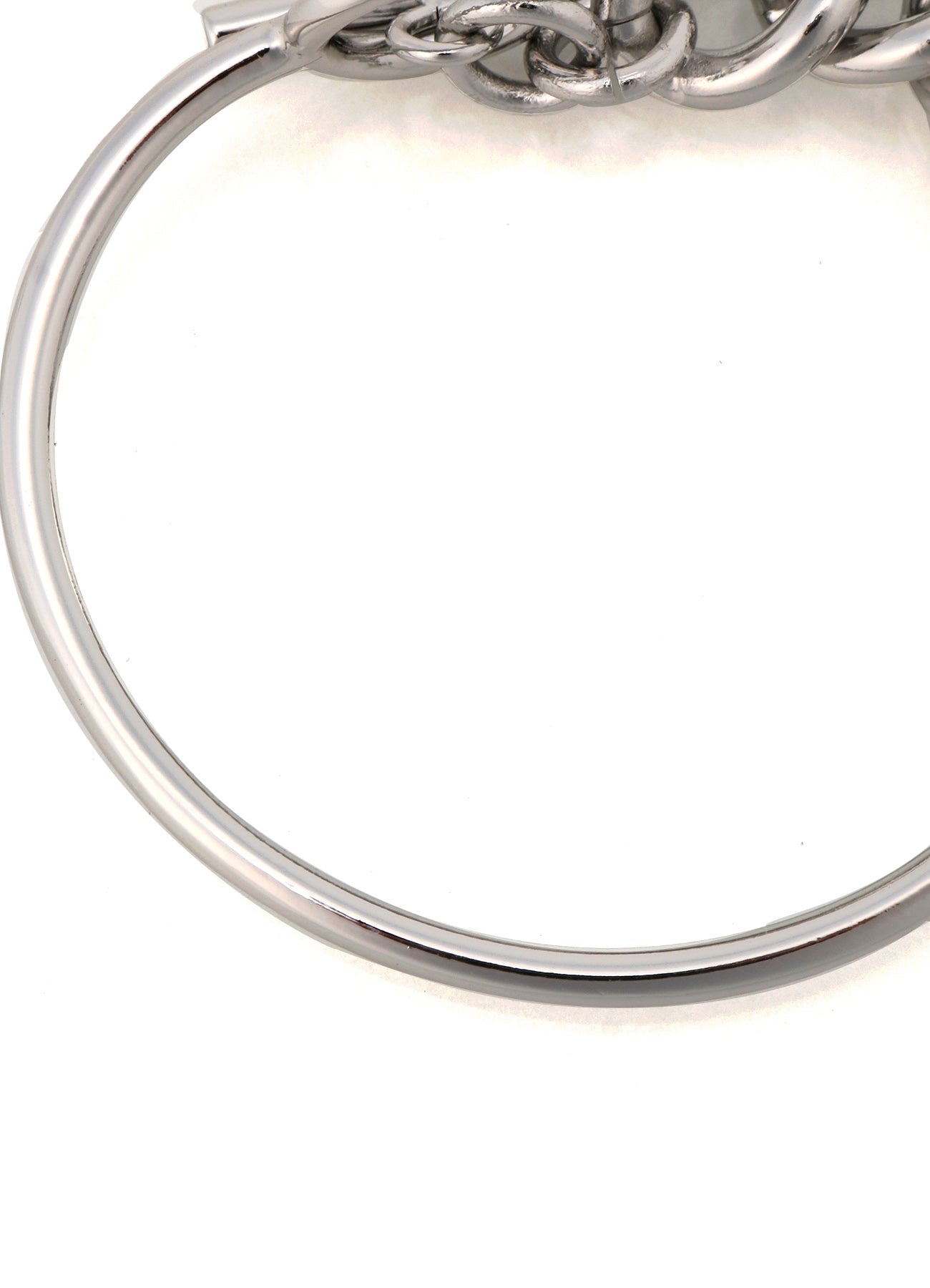 Stylish Brass Chain Bangle Bracelet for Women - Trendy Gold Jewelry Accessory for Casual, Party & Everyday Wear