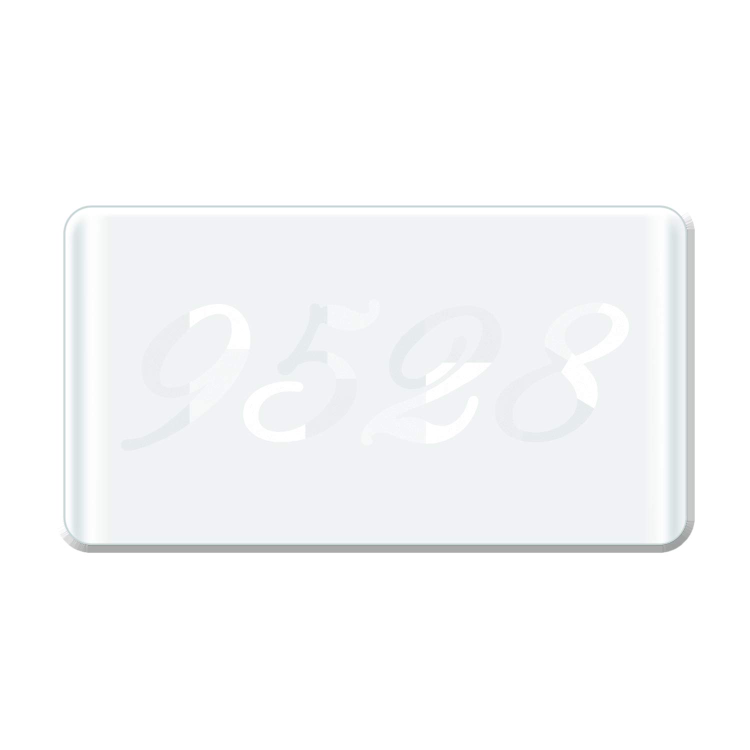 Escape Room Game Props - 4 Pack Magic Transparent Acrylic Password Clue Cards for Puzzle Solving, Team Building & Adventure Games | Perfect for Escape Rooms, Parties & Family Game Nights