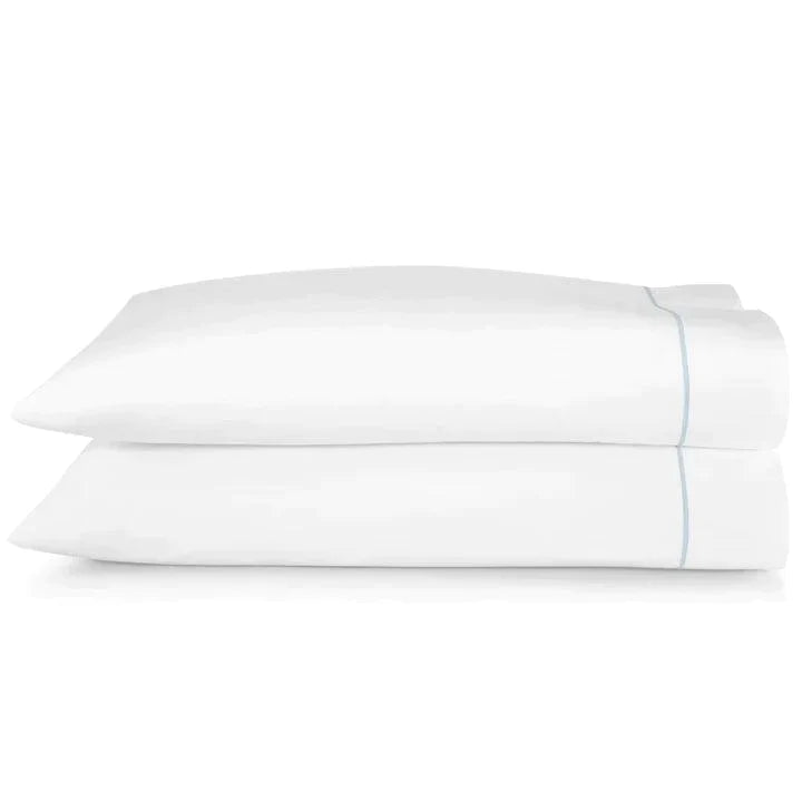 Luxury Embroidered Percale Pillowcases Set of 2 - 100% Cotton Hotel Quality Bedding for Ultimate Comfort - Perfect for Master Bedroom, Guest Room & Home Decor
