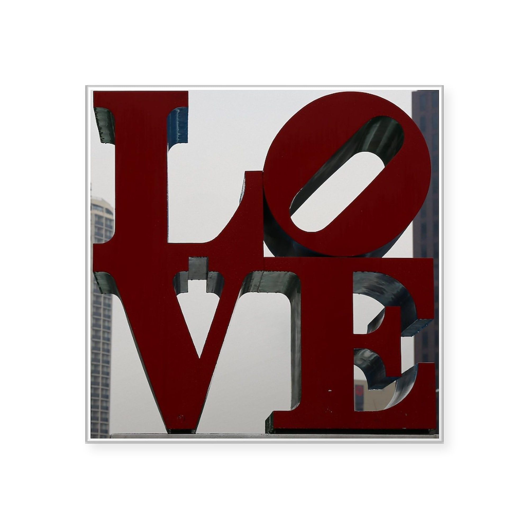 LOVE Car Sticker - Square Bumper Decal for Cars & Laptops