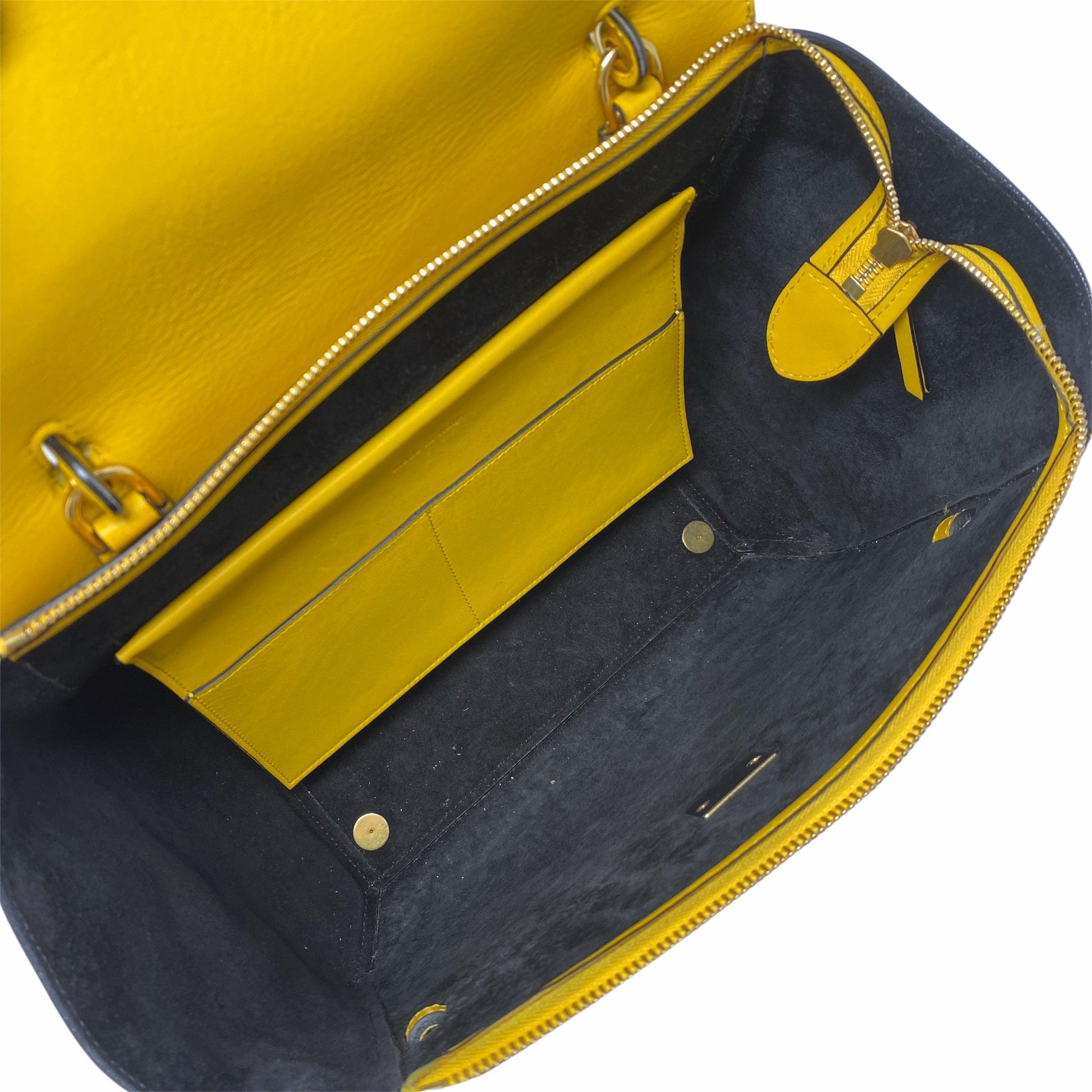 Celine Mini Belt Bag in Yellow | Crossbody Handbag for Women | Perfect for Everyday Use, Travel & Casual Outings