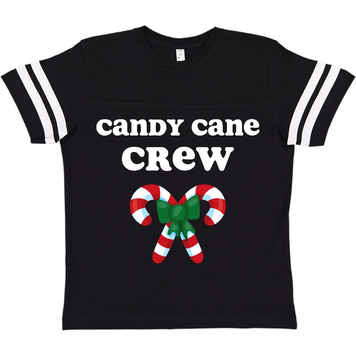 Inktastic Candy Cane Crew Youth T-Shirt - Christmas Holiday Kids Graphic Tee for Boys & Girls - Perfect for Family Photos, School Parties & Festive Celebrations