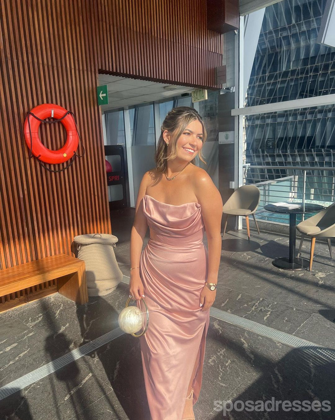 Elegant Pink Mermaid Strapless Long Prom Dress for Women - Formal Evening Gown for Party, Homecoming, Wedding & Special Occasions