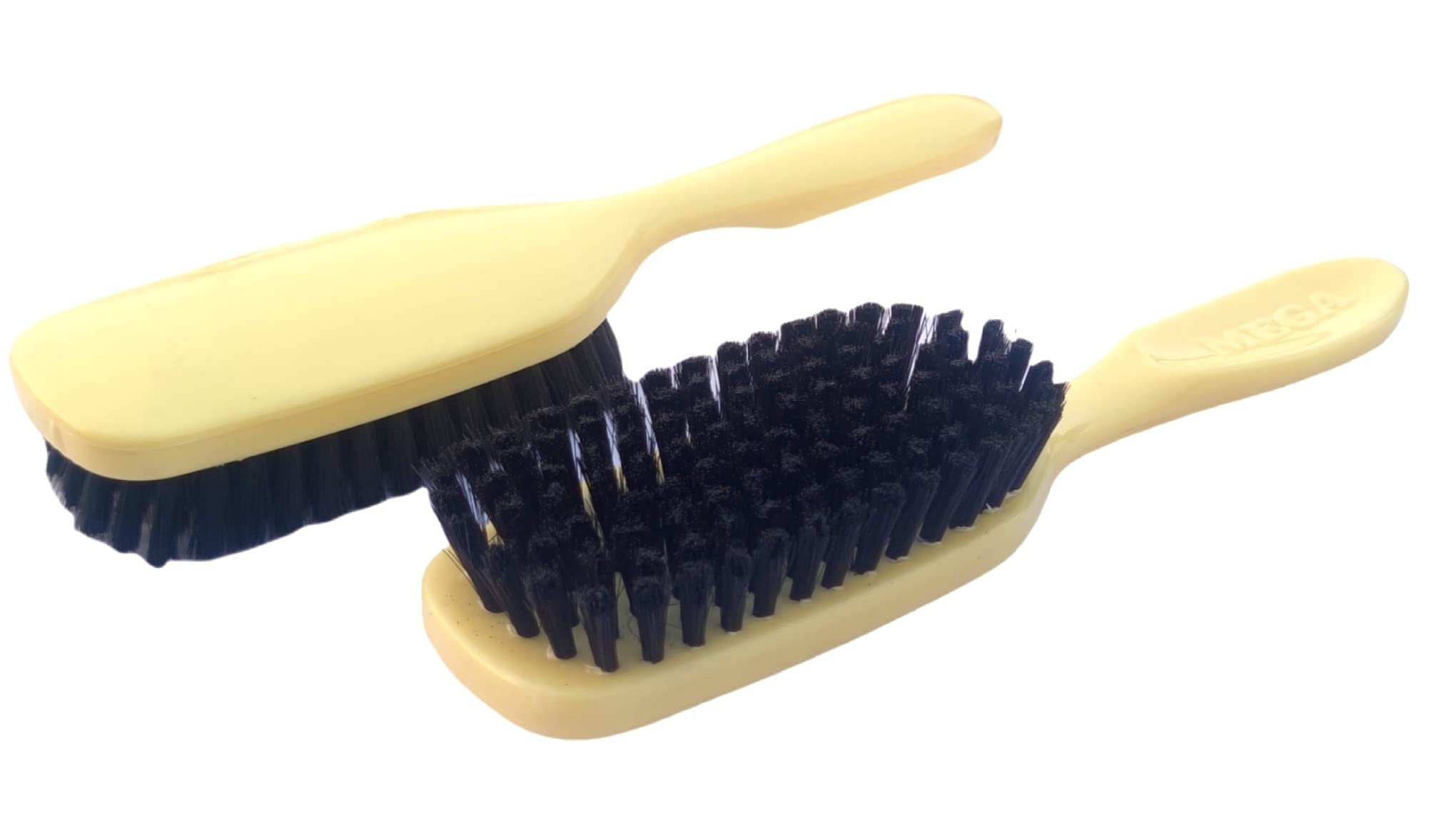 Antiter 2-in-1 Multipurpose Cleaning Brush Set - Shoe Shine Polish Brush & Coat Brush - Nylon Bristles for Shoes, Furniture & Car Detailing (Black & Brown, 2-Pack) - Perfect for Home Cleaning, Leather Care & Auto Interior Maintenance