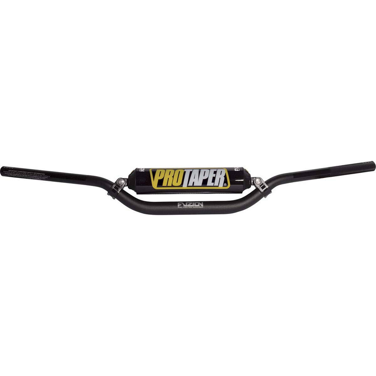 ProTaper Black Dual Function Handlebar - Henry/Reed 2825D - High-Performance Motorcycle Handlebars for Off-Road & Street Riding - Durable & Comfortable Grip for Adventure & Commuting