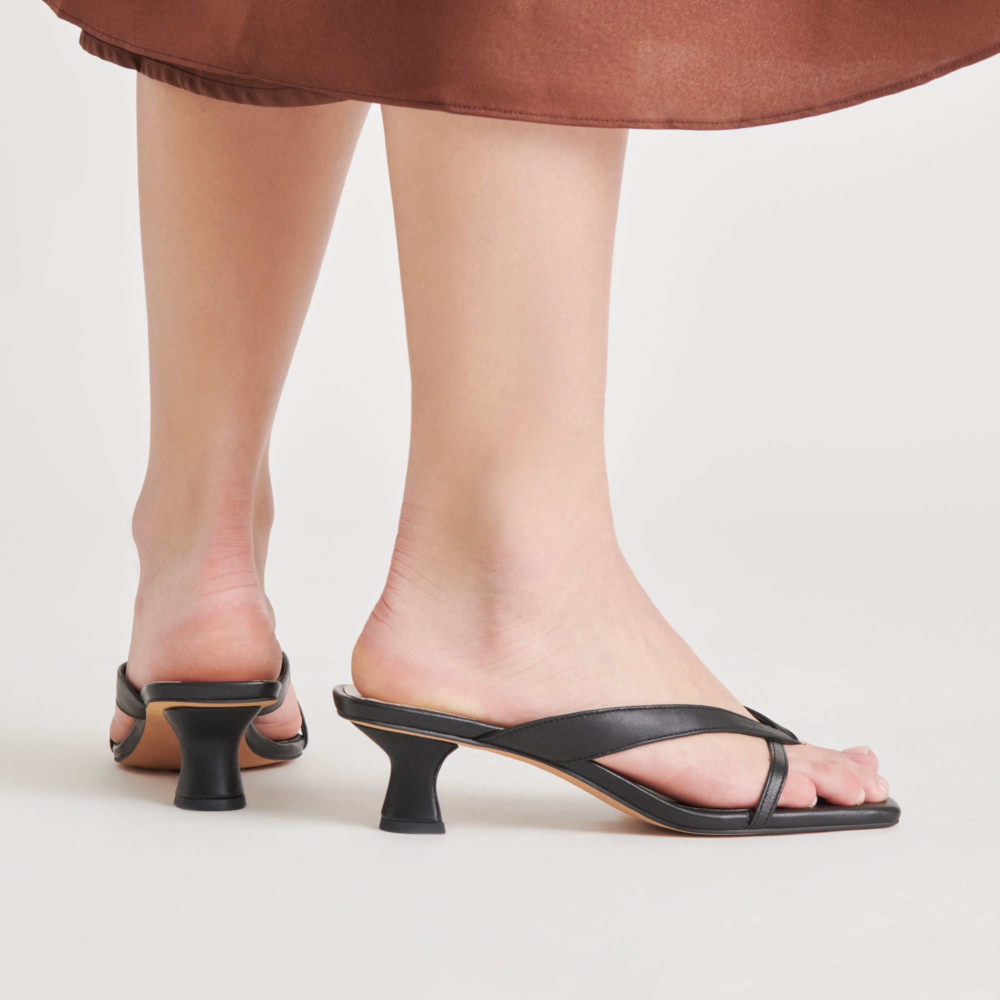 BREVEL ONYX Leather High Heels for Women - Elegant Pointed Toe Pumps for Office, Party & Evening Wear