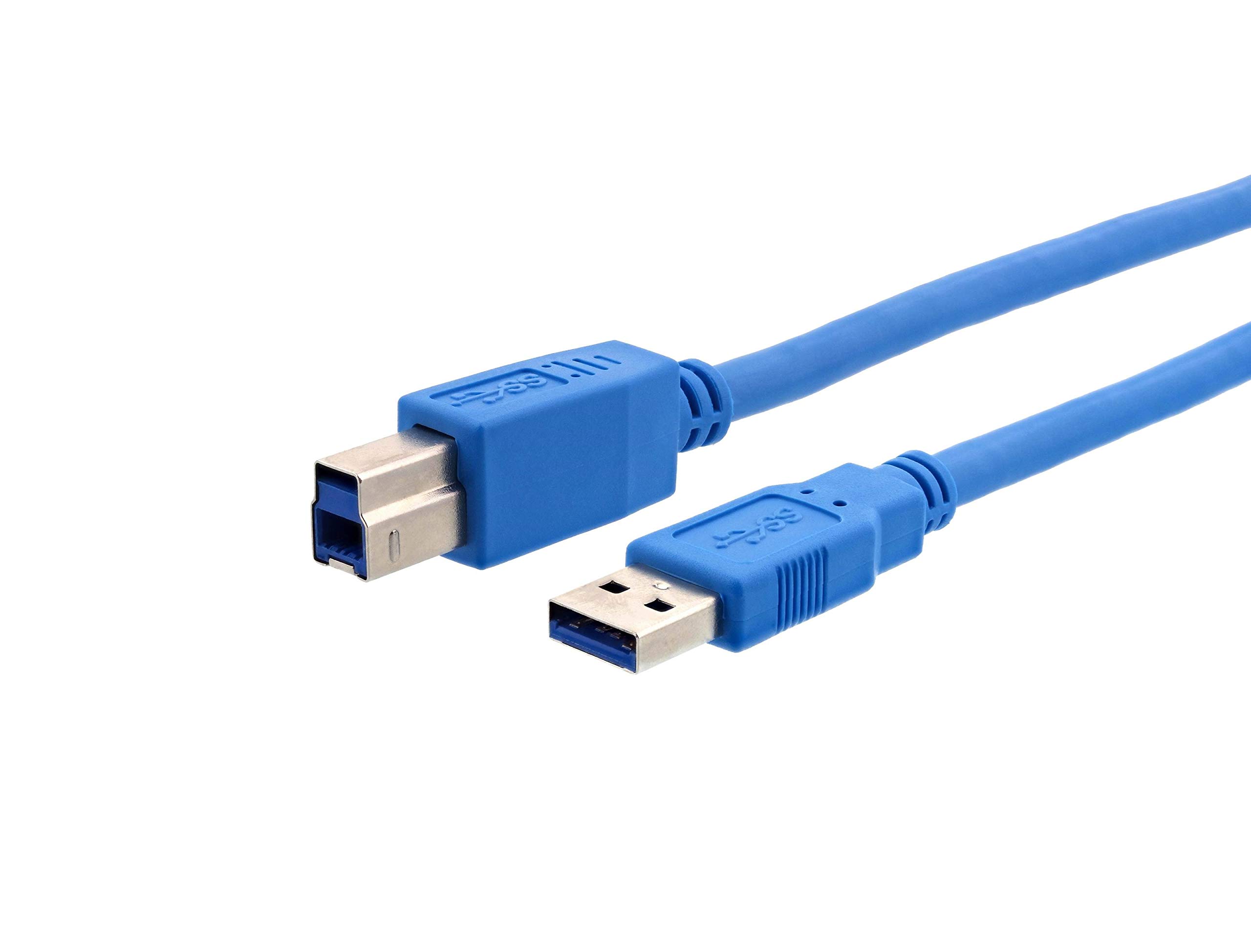 Premium Networx® USB 3.0 Cables (3 Feet, A-Male to B-Male) - High-Speed Data Sync & Charging for Printers, Scanners, External Hard Drives & More