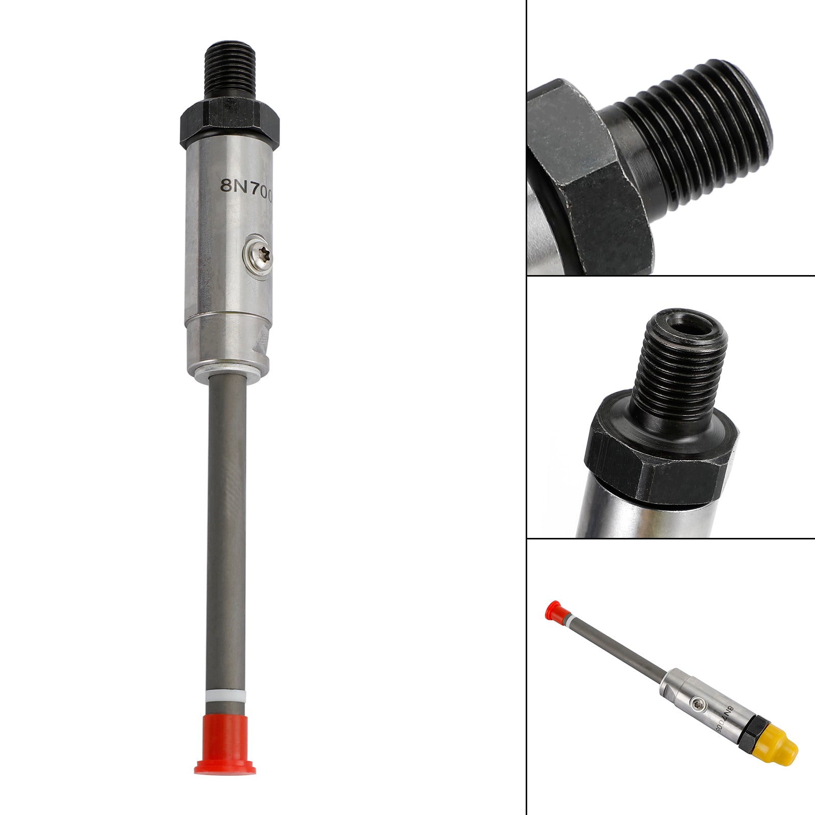 1/6 Sets 8N7005 Fuel Injector Pencil Nozzle for Caterpillar CAT 3304 3306 Engine - Replacement Parts for Heavy Equipment & Construction Machinery