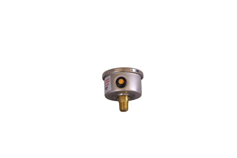 Aeromotive 0-100 PSI Fuel Pressure Gauge - High Performance Automotive Fuel System Monitor for Racing, Off-Road & Custom Builds