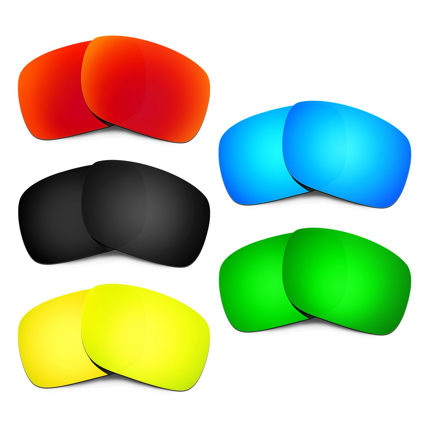 HKUCO Replacement Lenses for Oakley Holbrook Sunglasses - Polarized Lens for Men - UV Protection, Anti-Glare - Perfect for Driving, Fishing & Outdoor Sports