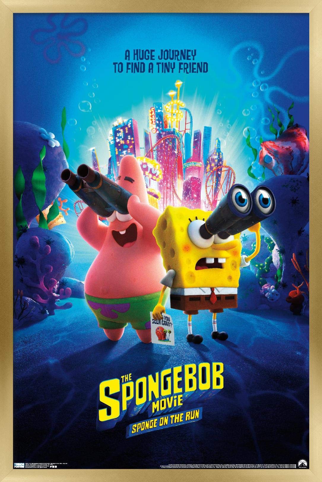 Trends International The SpongeBob Movie: Sponge On The Run - Premium Key Art Wall Poster 14.725