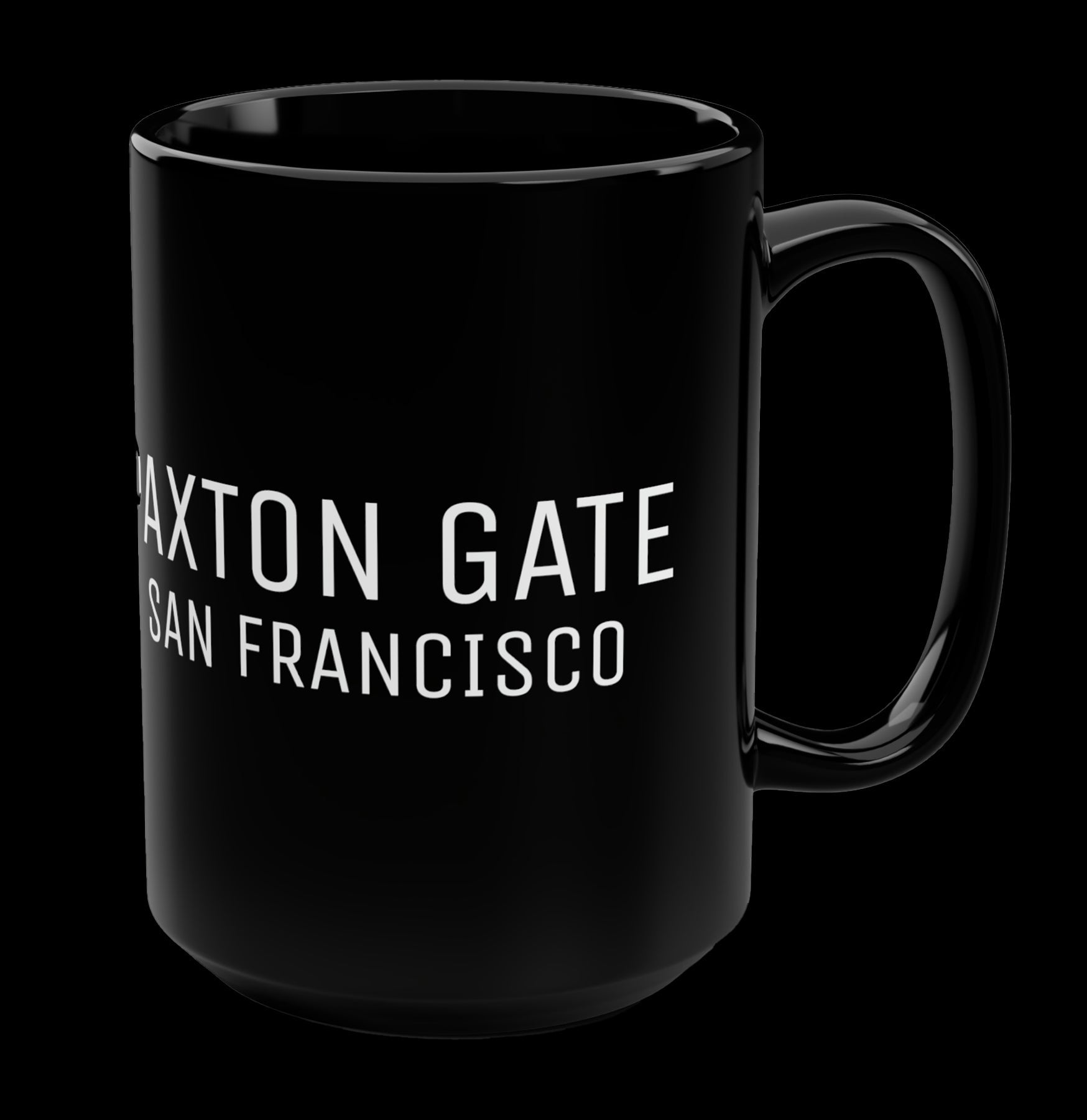 Black Paxton Gate Moth Mug - Unique Ceramic Coffee Cup with Moth Design - Perfect for Tea, Coffee, or Hot Chocolate at Home or Office