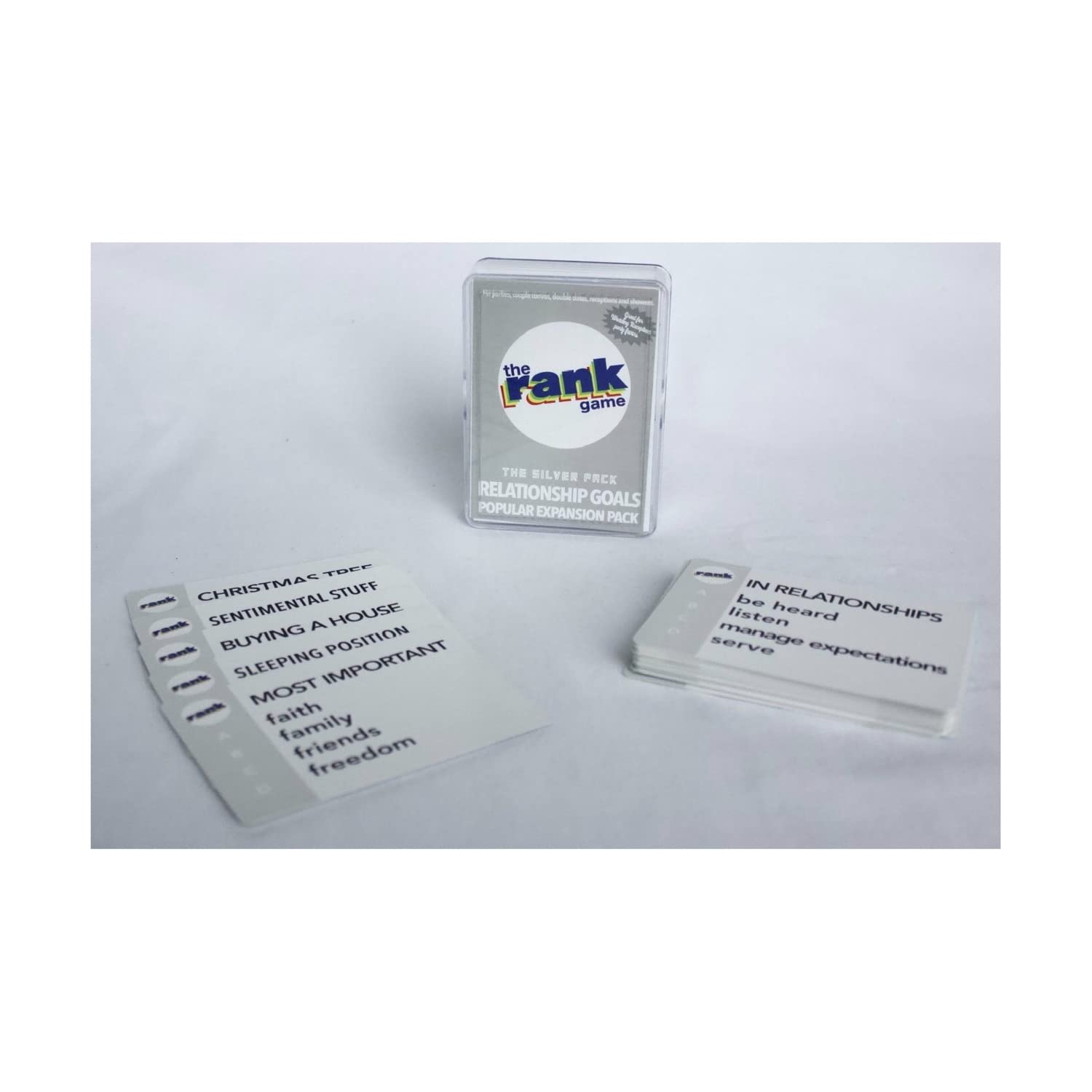 The Rank Game Silver Standalone Expansion Pack: Relationship Goals - Compatible with or Without Main Game | Perfect for Couples, Friends & Family Game Nights