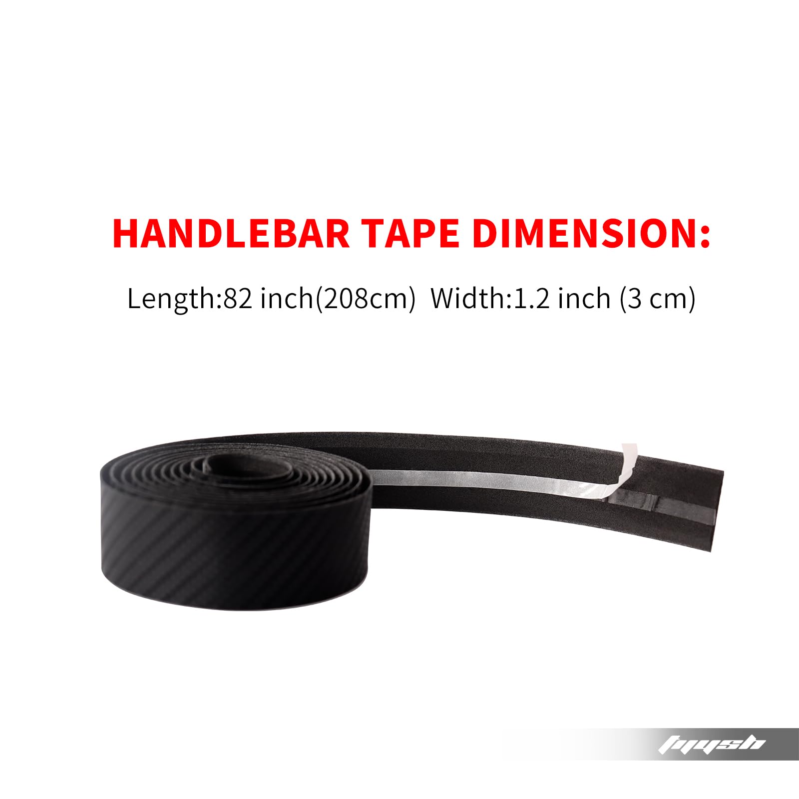 Premium Bike Handlebar Tape - Non-Slip Hexagonal Pattern Grip Tape for Road & Mountain Bikes - 2 Rolls Black Cycling Bar Tape - Perfect for Commuting, Racing & Long-Distance Riding