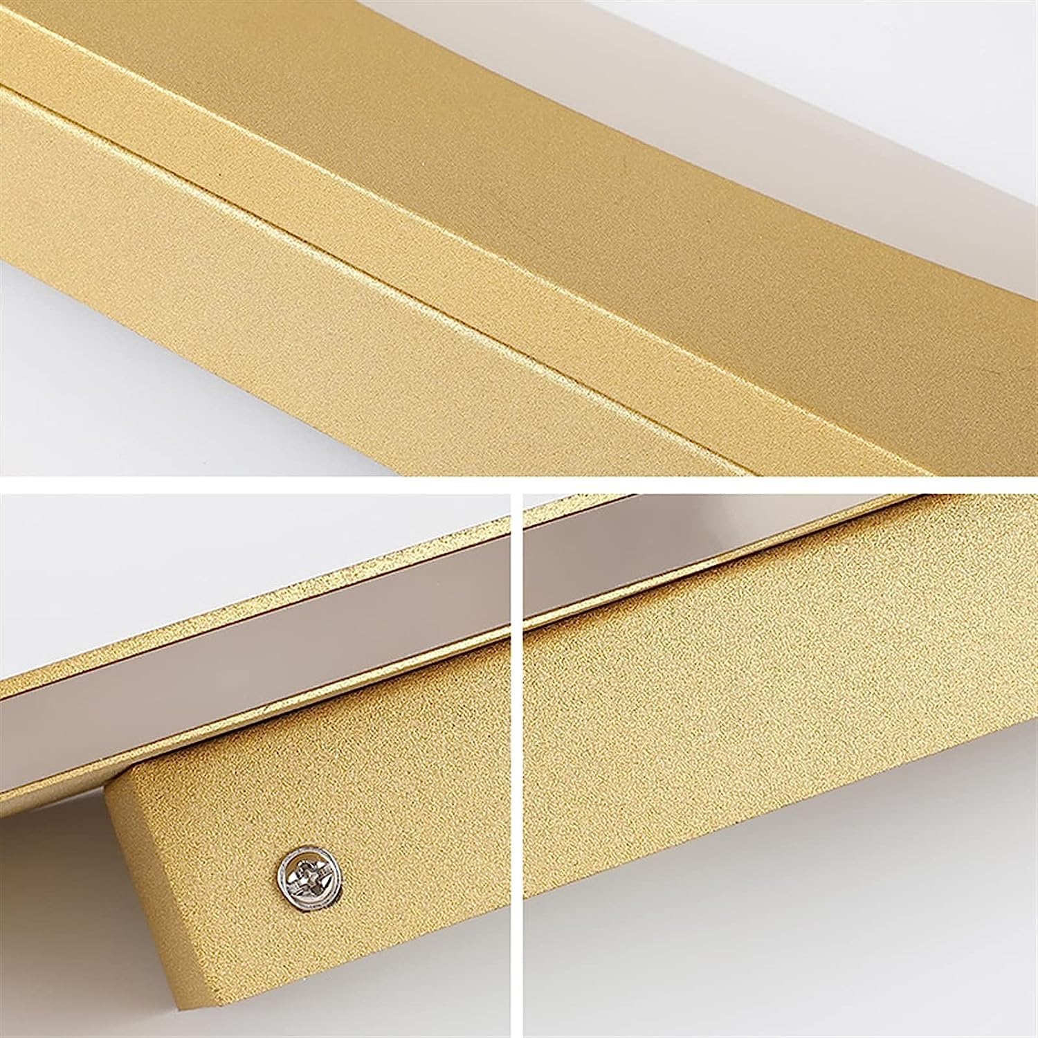 TADIBU LED Acrylic Wall Light 7W 3000K Warm White - Modern Wall Sconce for Bedroom, Living Room, Hallway - Gold Finish Indoor Mounted Lighting Fixture (Perfect for Ambient Lighting in Home Decor)