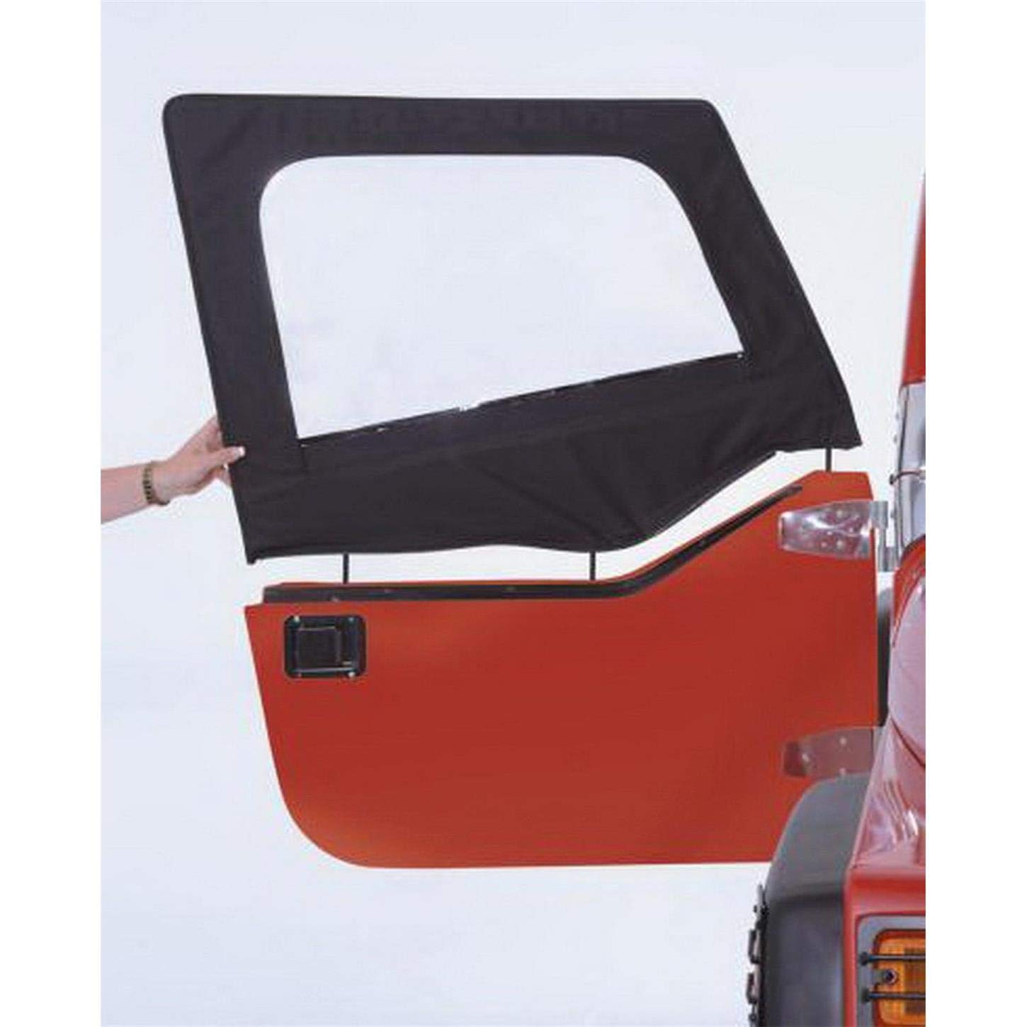 Jeep Wrangler TJ Replacement Door Skins (1997-2002) - Clear Windows, Vinyl & Black Denim Options | Factory Fit for Soft Upper Doors | Perfect for Off-Roading & Jeep Restoration Projects