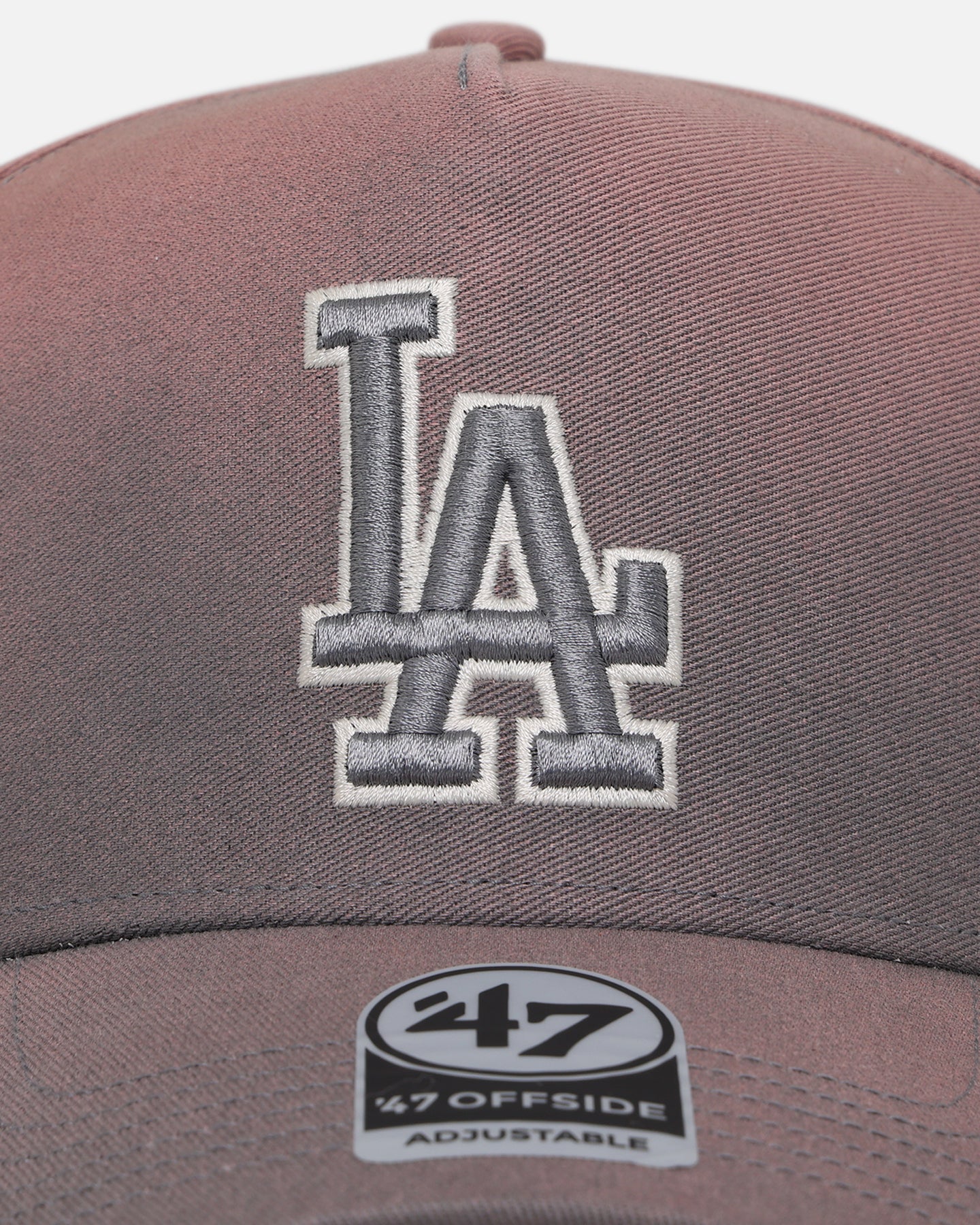 47 Brand Los Angeles Dodgers 'Sunbleach' 47 Offside Snapback Cap - Dark Grey Adjustable Baseball Hat for Men & Women - Perfect for Sports Games, Streetwear Fashion & Casual Outfits
