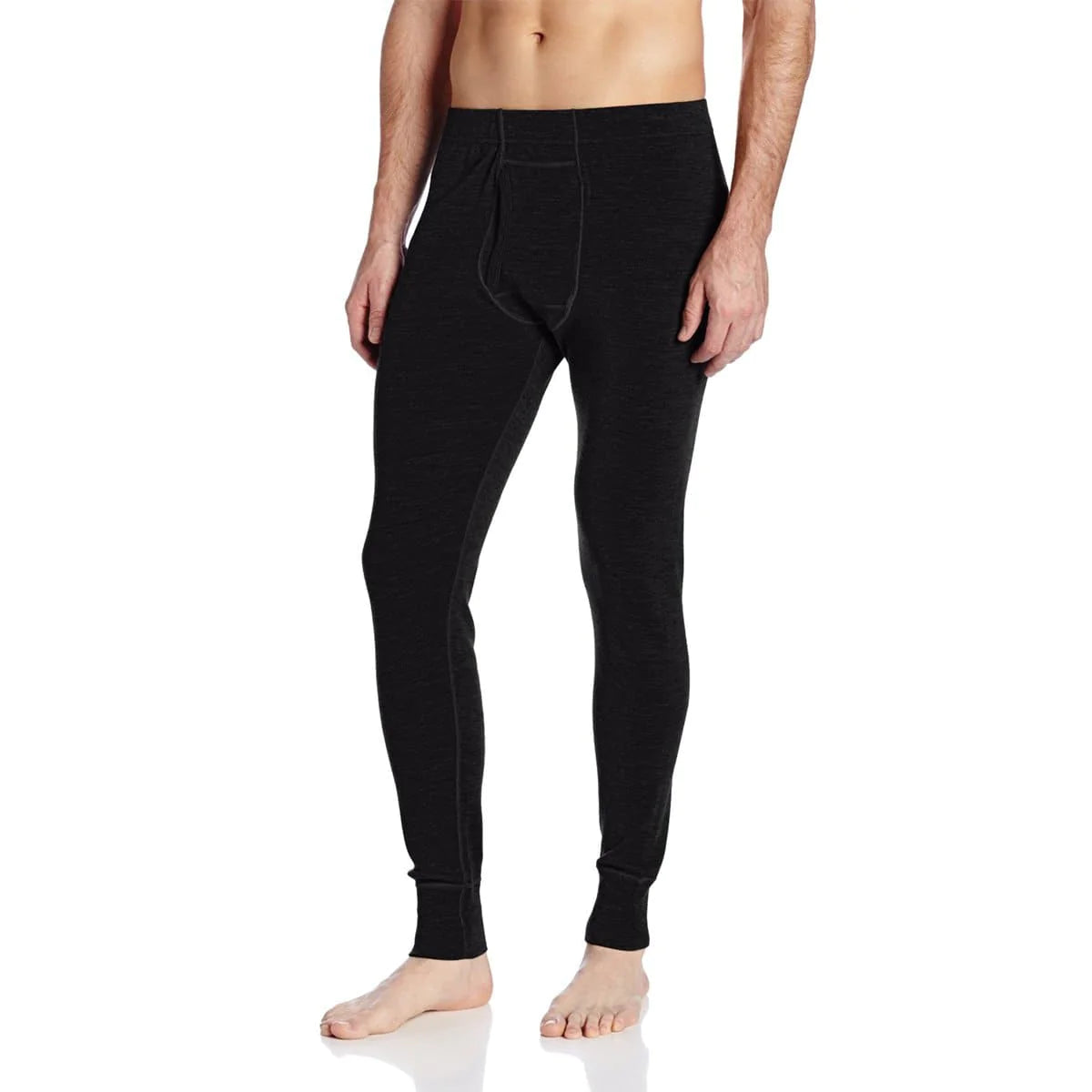 Men's Merino Wool Kancamagus Midweight Base Layer Pants - Warm Thermal Underwear for Hiking, Skiing & Winter Outdoor Activities