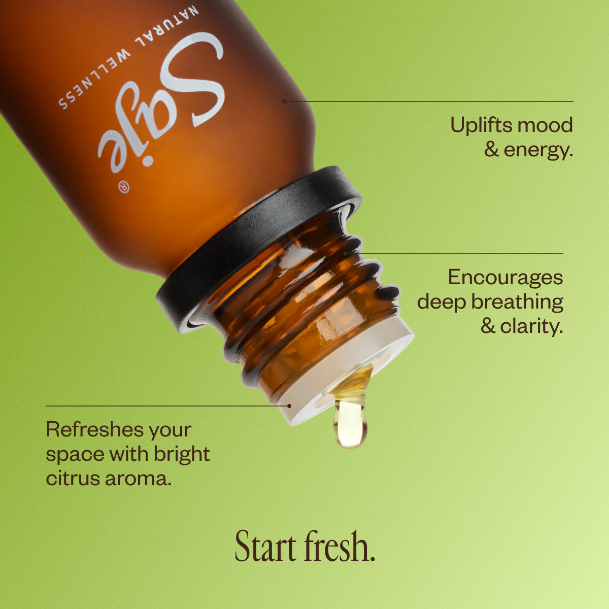 Yuzu Uplift Invigorating Essential Oil Diffuser Blend - Energizing Citrus Aroma for Home, Office & Spa Relaxation