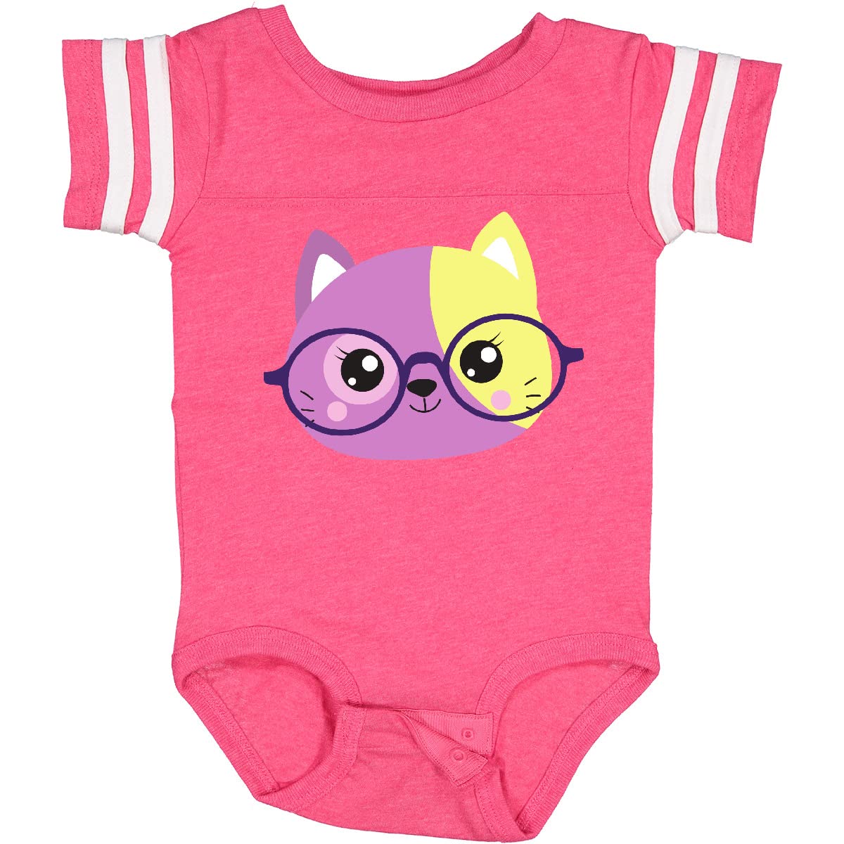 Hipster Cat Bodysuit - Kitten with Glasses for Baby Outfits