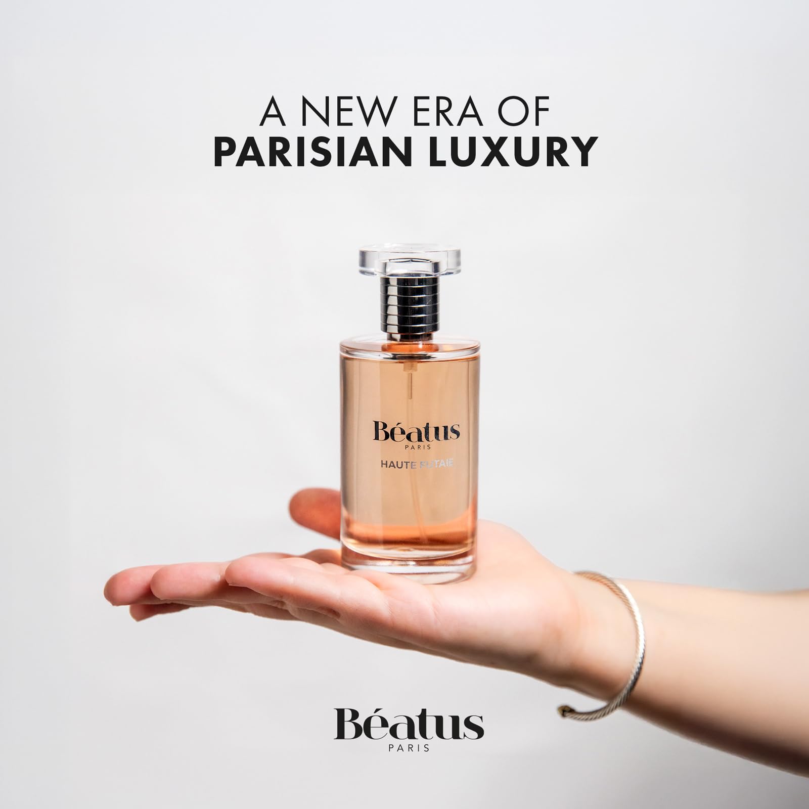 Beatus Paris Haute Futaie Men's Luxury Cologne - Long Lasting Fragrance with Grapefruit, Lavender, Leather & Oud Notes - 3.4 oz Eau de Parfum - Perfect for Date Night, Office & Special Occasions