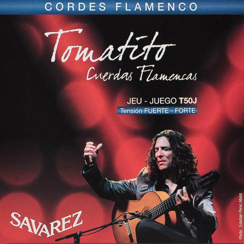 Savarez T50J High Tension Nylon Classical Guitar Strings - Professional Quality for Classical & Flamenco Music Performance