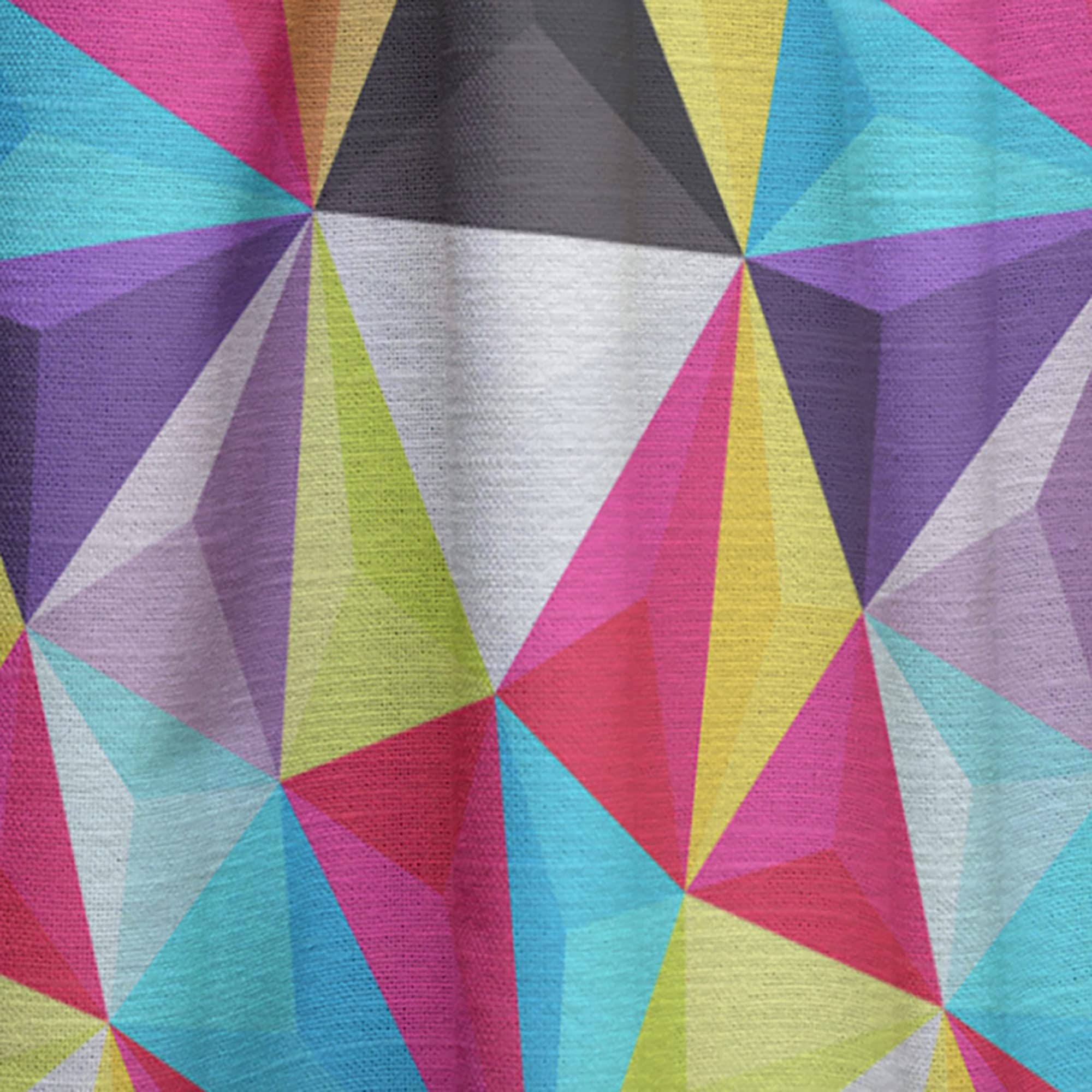 Bright Triangle Thermal Insulated Curtains - Single Panel 52x108 - Blackout Drapes for Bedroom & Living Room - Perfect for Privacy, Light Control & Energy Efficiency