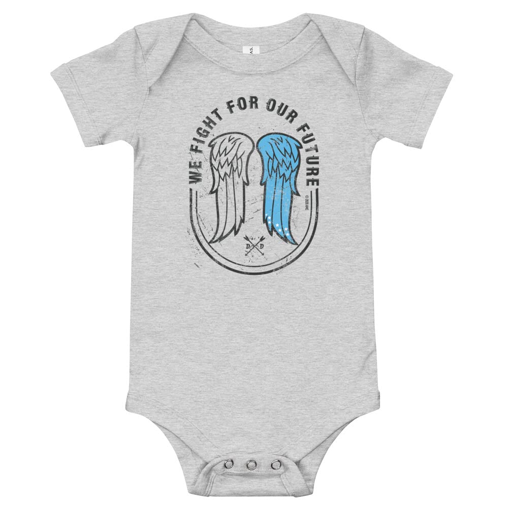 The Walking Dead Wings Baby Bodysuit - Cute Zombie-Themed Onesie for Infants & Toddlers - Perfect for Halloween, Cosplay, and TV Show Fans