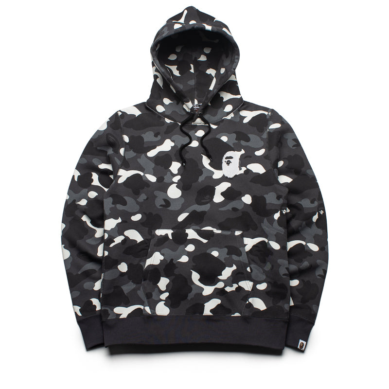 BAPE City Camo Ape Head Pullover Hoodie - Black | Streetwear Fashion Hooded Sweatshirt for Men | Perfect for Urban Style & Casual Wear