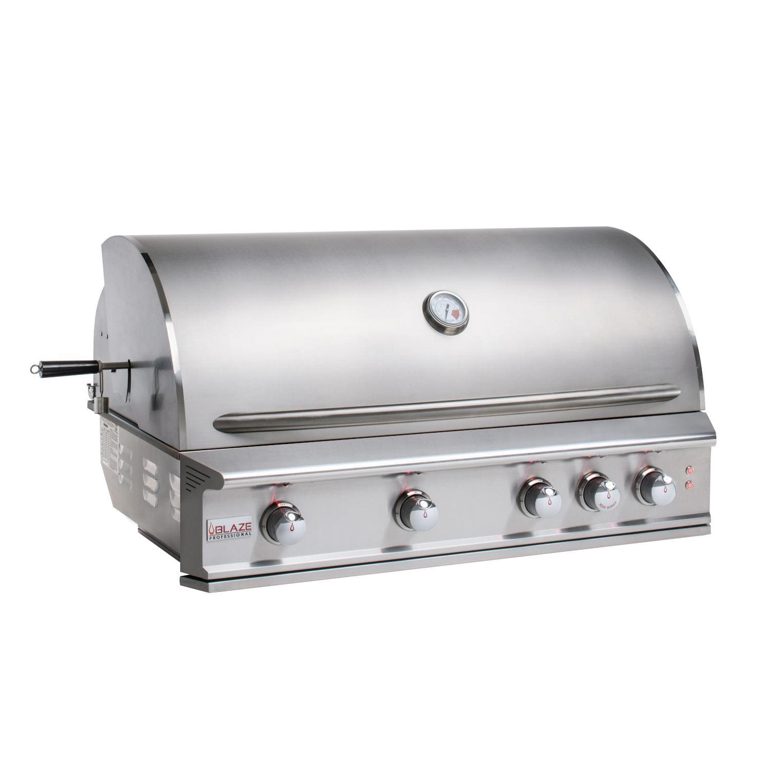Blaze 44-Inch 4-Burner Professional LUX Gas Grill - Premium Stainless Steel Outdoor BBQ Grill for Backyard, Patio & Tailgating Parties