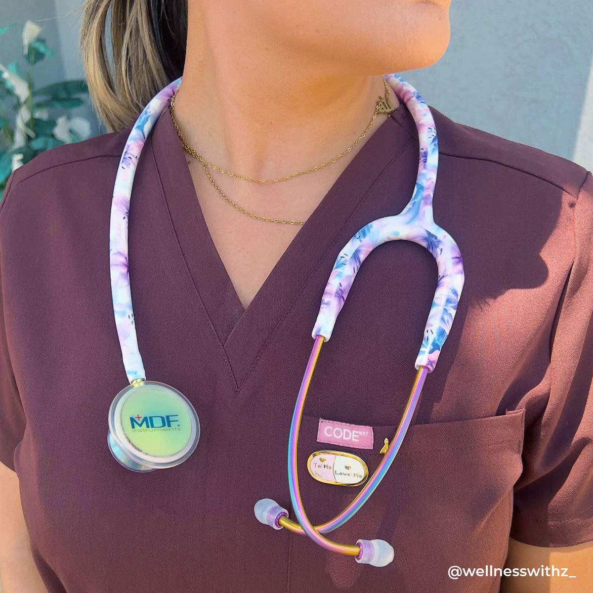 MD One® Epoch® Titanium Adult Stethoscope - Premium Medical Diagnostic Tool for Doctors & Nurses - Ideal for Hospital, Clinic & Home Healthcare Use