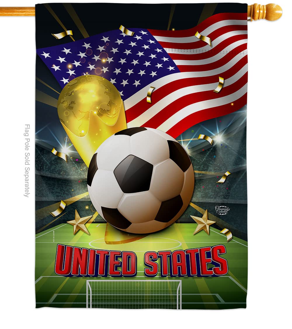 2022 FIFA World Cup USA Tapestry - Qatar Soccer Fan Flags for Outdoor & Home Decor - 32 Country Sports Banner for Yard, Garden, Wall - Made in USA Gifts for Men - Perfect for Game Rooms, Tailgating & Sports Themed Parties