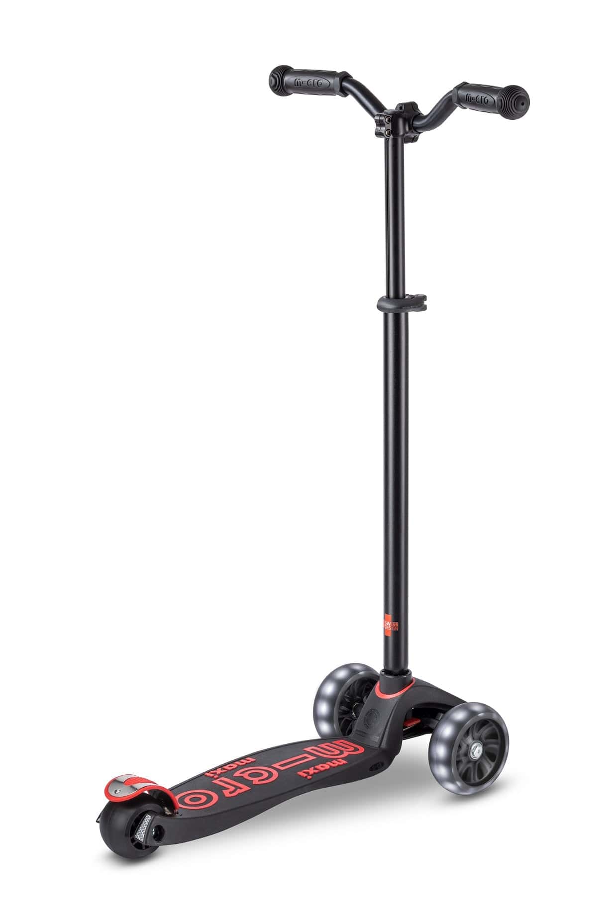 Micro Kickboard Micro Maxi Pro LED Scooter for Kids - 3 Wheel Light Up Kick Scooter with Adjustable Handlebar - Perfect for Commuting, Outdoor Play & Neighborhood Rides