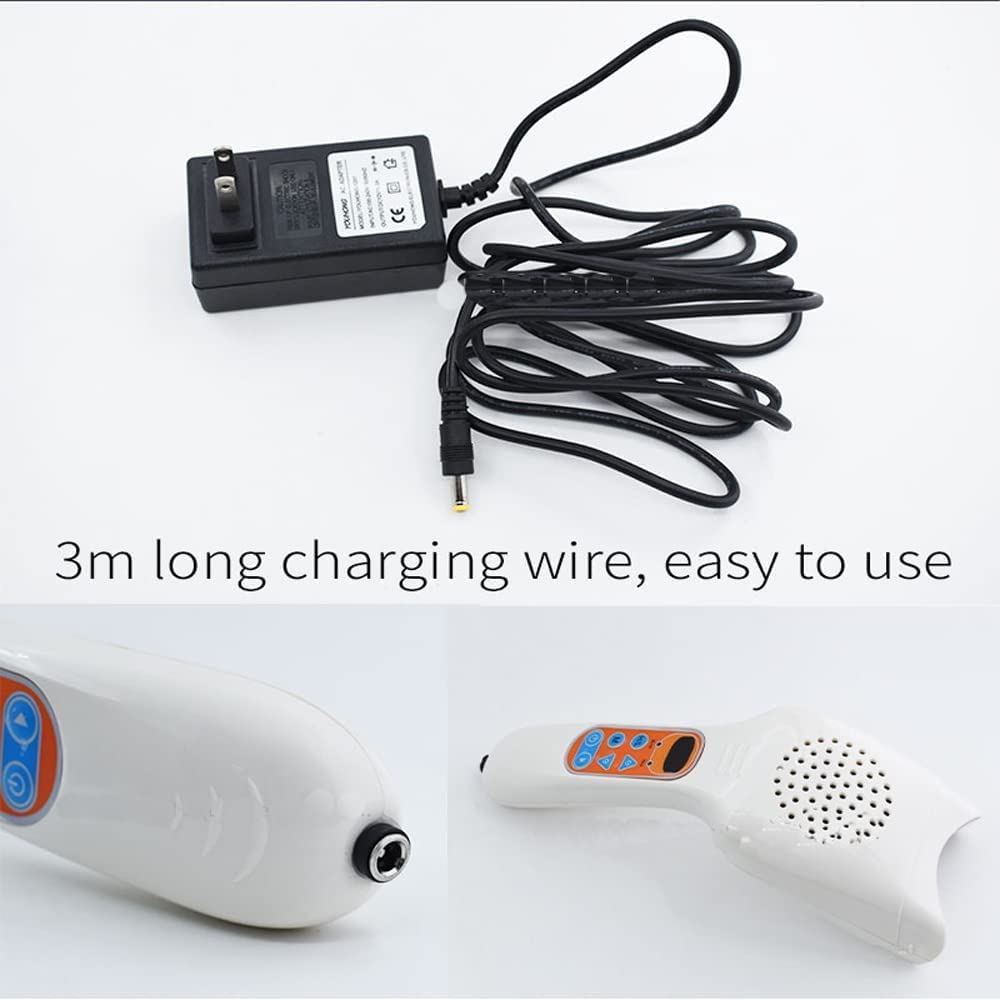 30W Portable LED Teeth Whitening Machine - Handheld Device with Blue, Purple & Red Light (10pcs) for Professional At-Home Dental Care & Smile Enhancement