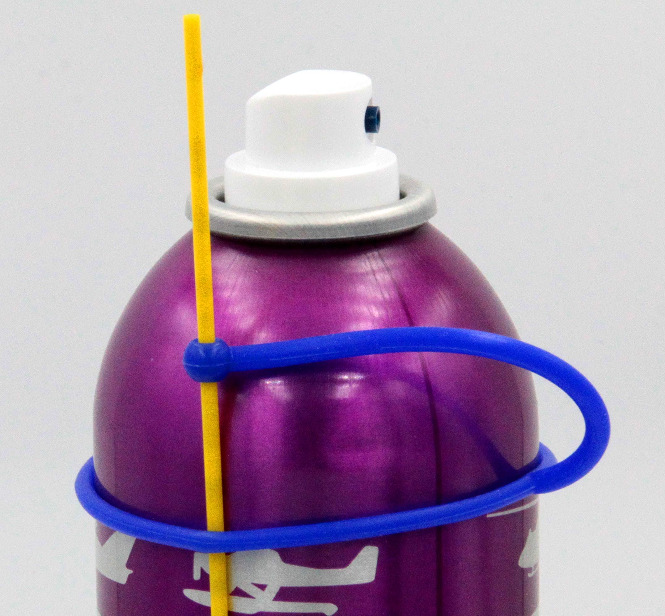 Hold-It Aerosol Straw Holder - 5 Pack Spray Can Straw Clips for Easy Access & Organization | Perfect for Painting, Cleaning & DIY Projects
