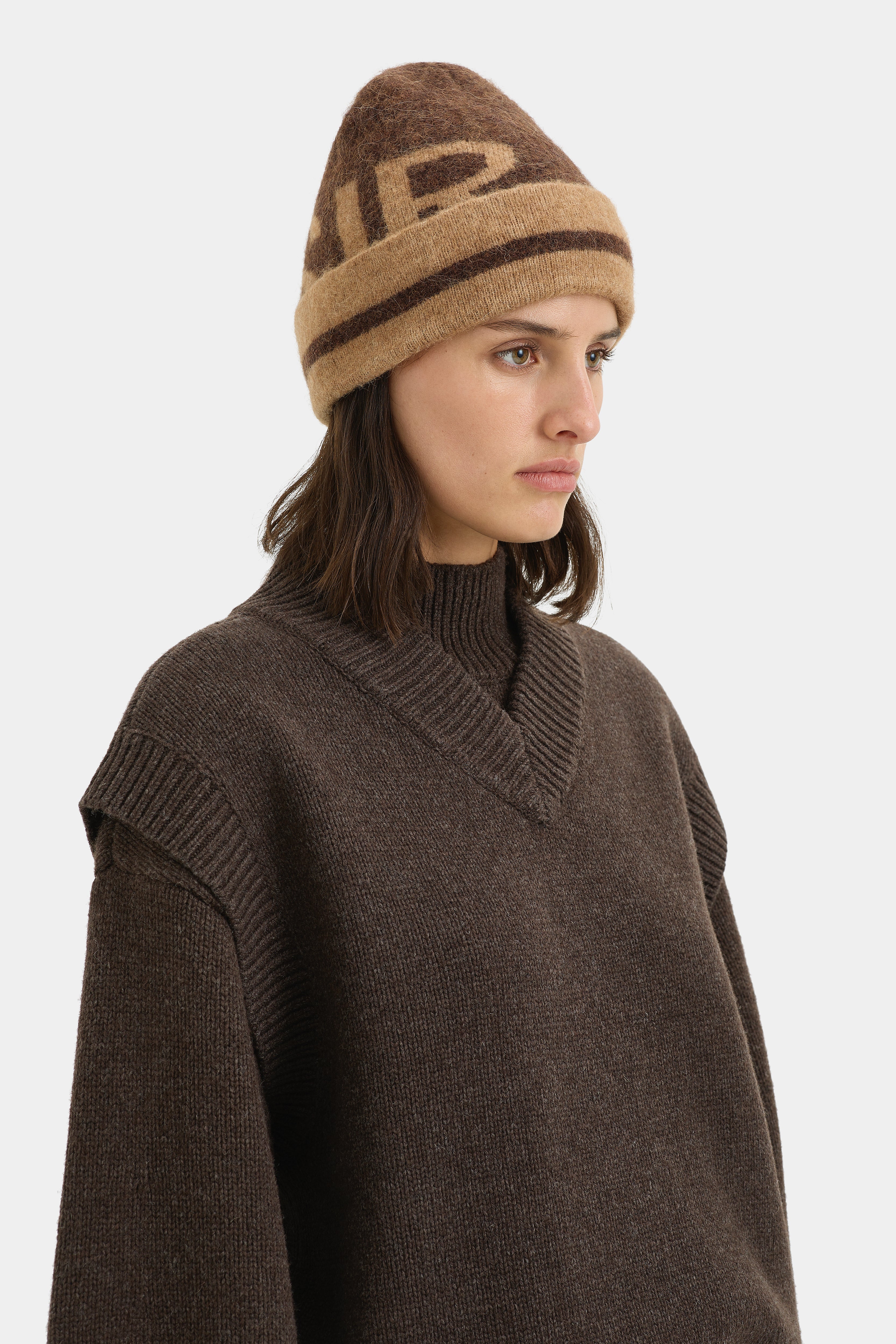Angelo Beanie Hat for Men & Women - Soft Knit Winter Beanie in Chocolate Brown - Perfect for Skiing, Hiking, and Cold Weather Activities