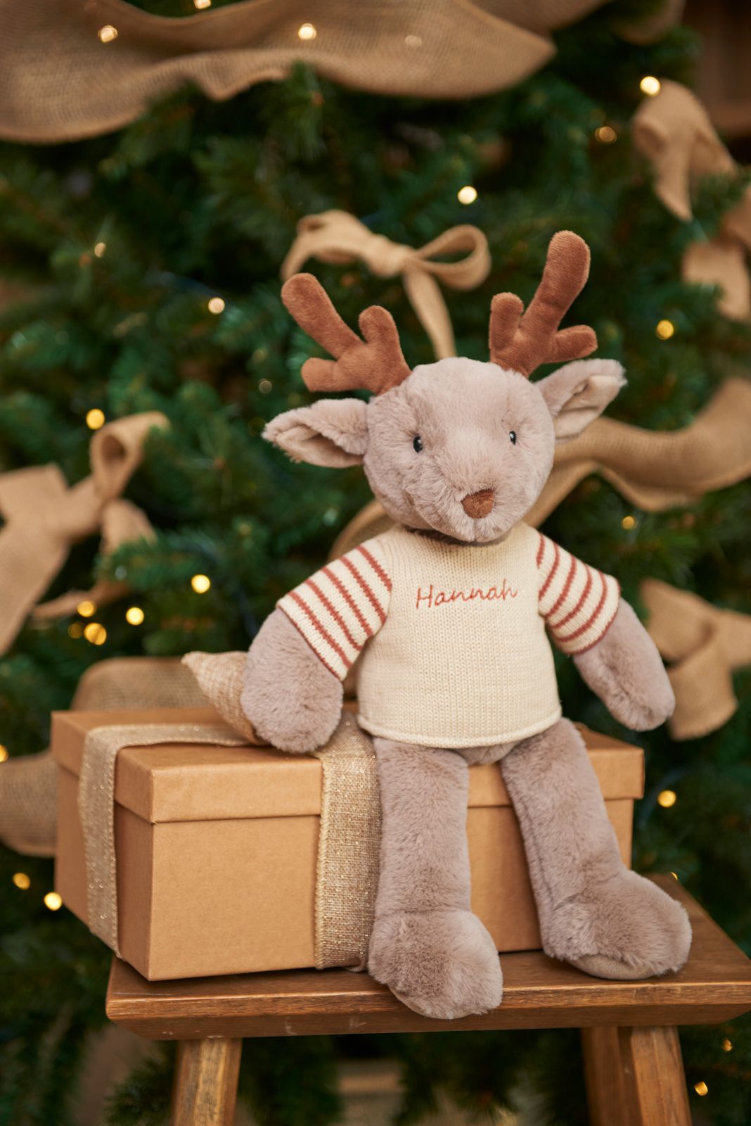 Personalized Rudy the Reindeer Christmas Ornament - Custom Holiday Decor for Tree, Gift & Festive Home Decoration