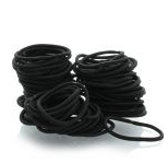 PINCCAT #P013 Pony Tail Holders for Women - 12 Pack Hair Ties, No-Slip Elastic Hair Bands for Gym, Workout, Running, Yoga & Everyday Use