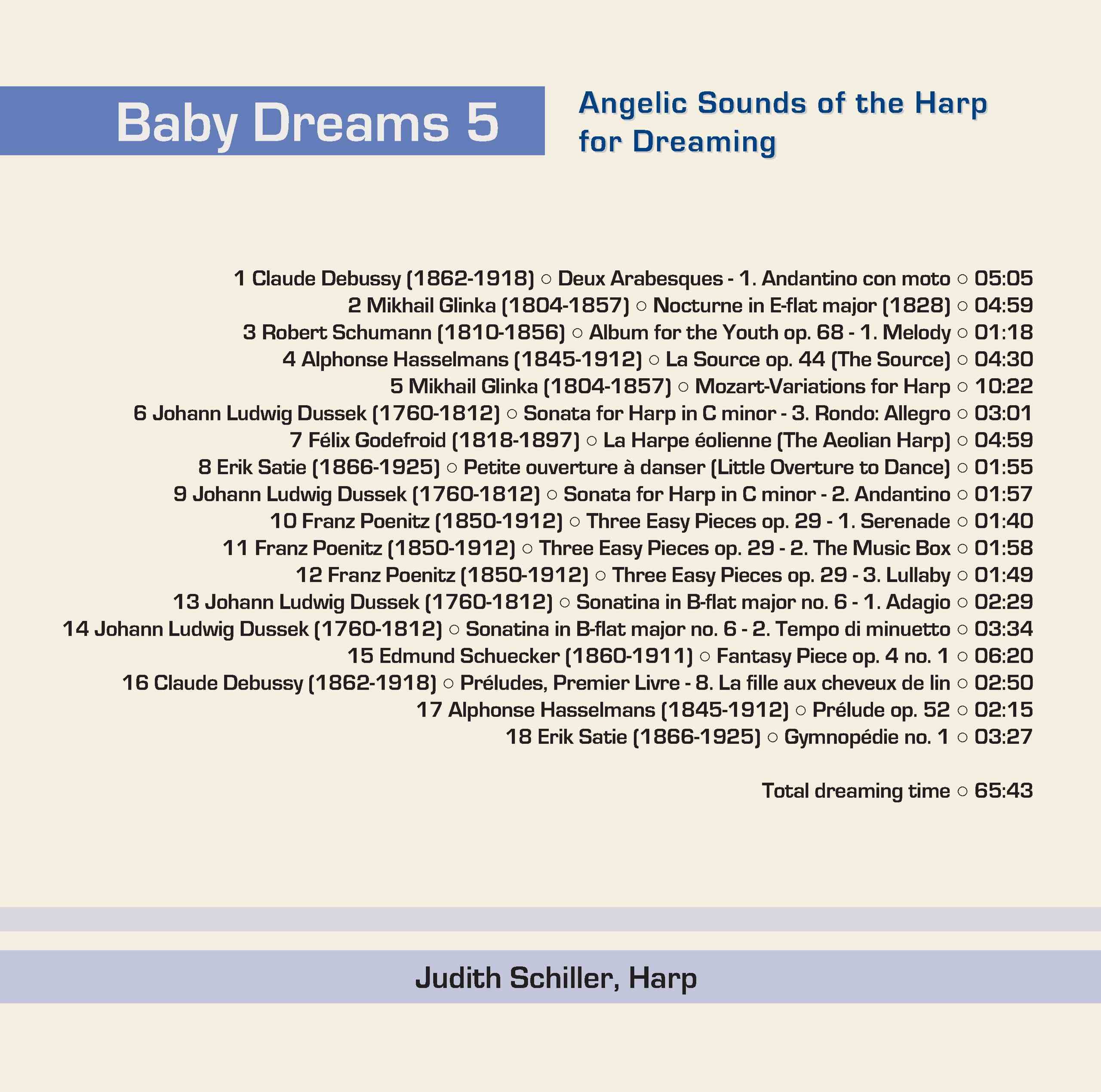 Baby Dreams 5 - Soothing Classical Music for Children & Infants | Angelic Harp Lullabies for Sleep & Relaxation | Perfect for Bedtime, Naptime & Nursery