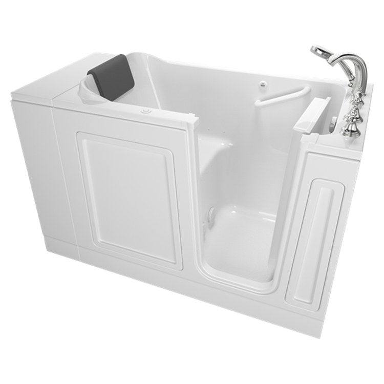 2848 Series 28W x 48L Acrylic Walk-In Air Spa Bathtub with Right Hand Drain & Faucet - Perfect for Home Relaxation and Luxury Bathroom Upgrade