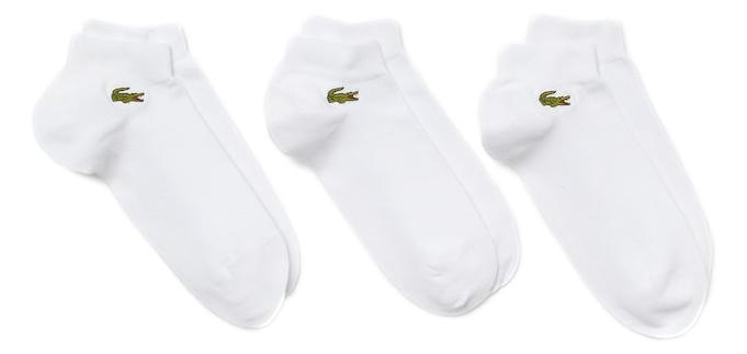 Lacoste Men's Low Cut Socks - Breathable Cotton Ankle Socks for Casual & Athletic Wear | Perfect for Running, Golf & Everyday Comfort