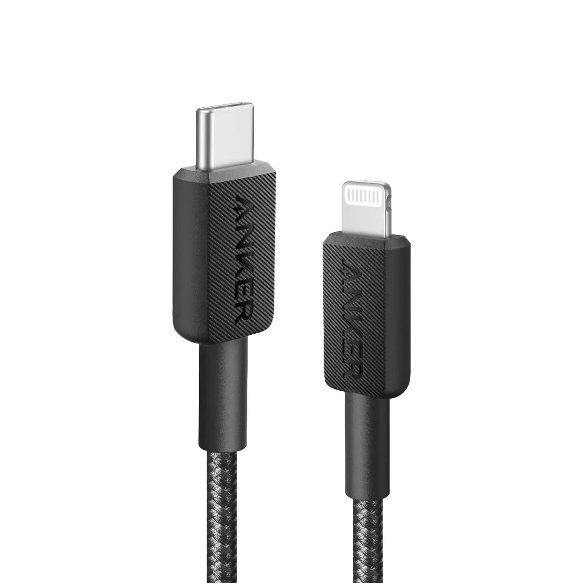 Anker 322 PowerLine USB C to Lightning Cable 3ft/0.9m 60W Fast Charging Cable for iPhone 14/13/12/11/X/8 - Durable Nylon Braided, Data Sync & Quick Charge - Perfect for Home, Office & Travel Accessories